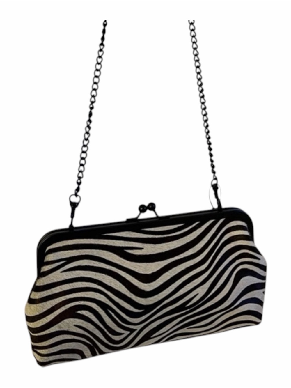 Patricia Nash Leather Zebra Hair Calf Potenaz Shoulder/Clutch Bag - NWOT***